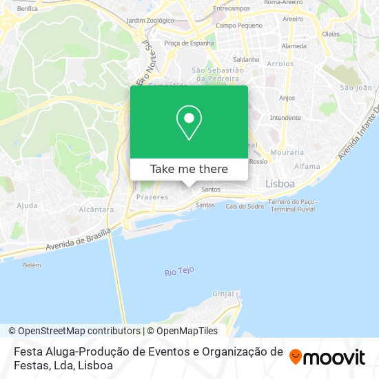 Festa Aluga-Produção de Eventos e Organização de Festas, Lda map