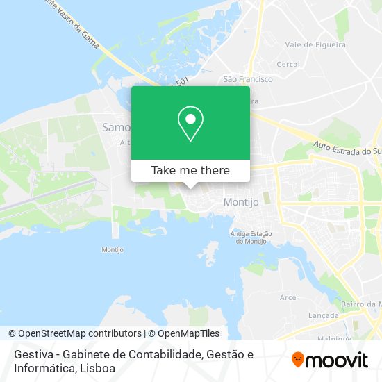 Gestiva - Gabinete de Contabilidade, Gestão e Informática map
