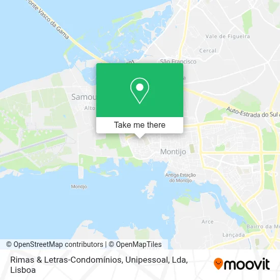 Rimas & Letras-Condomínios, Unipessoal, Lda map