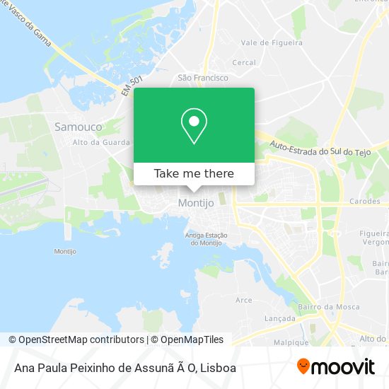 Ana Paula Peixinho de Assunã Ã O mapa