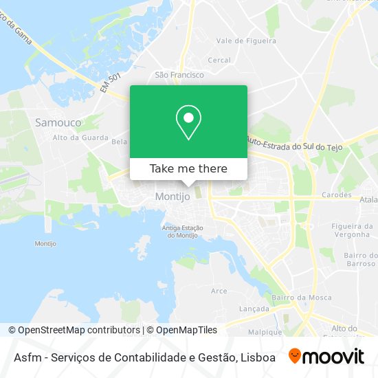 Asfm - Serviços de Contabilidade e Gestão map