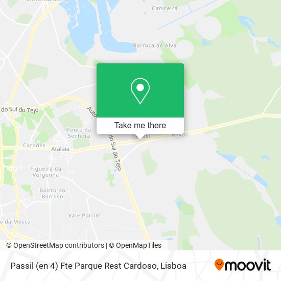 Passil (en 4) Fte Parque Rest Cardoso mapa