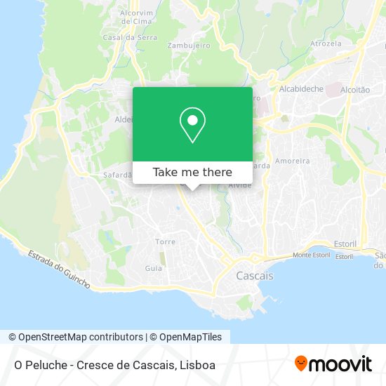 O Peluche - Cresce de Cascais map