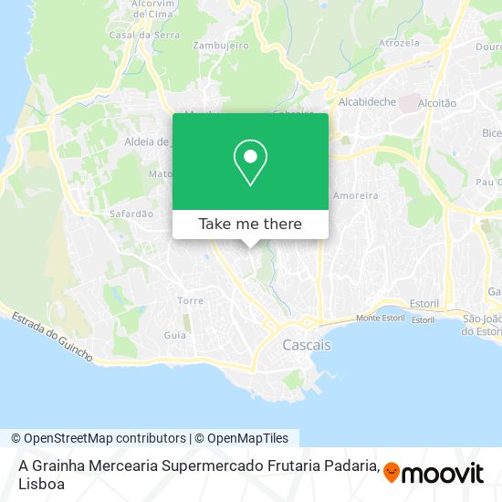 A Grainha Mercearia Supermercado Frutaria Padaria map