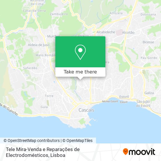 Tele Mira-Venda e Reparações de Electrodomésticos map