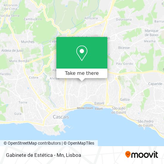 Gabinete de Estética - Mn map