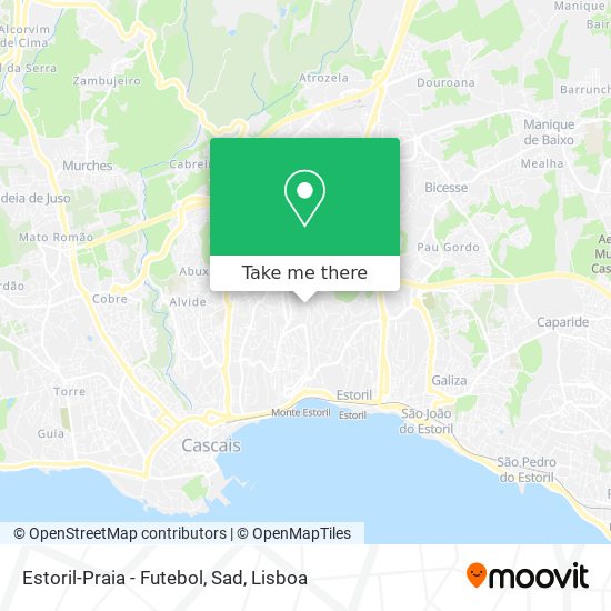 Estoril-Praia - Futebol, Sad mapa