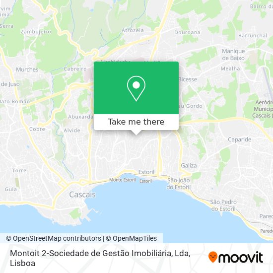 Montoit 2-Sociedade de Gestão Imobiliária, Lda map