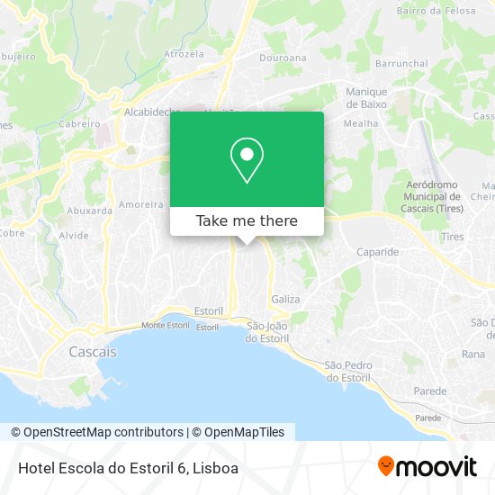 Hotel Escola do Estoril 6 map