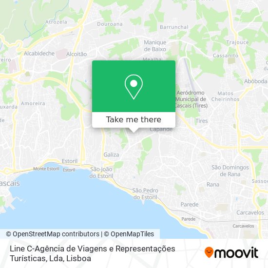 Line C-Agência de Viagens e Representações Turísticas, Lda mapa