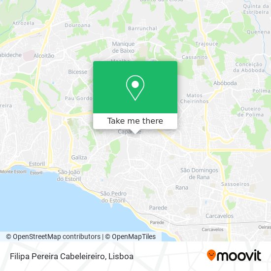 Filipa Pereira Cabeleireiro map