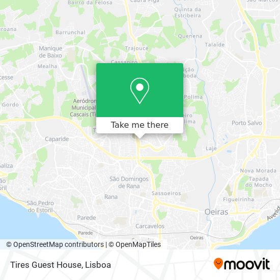 Tires Guest House map