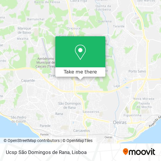 Ucsp São Domingos de Rana mapa