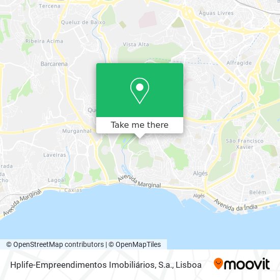 Hplife-Empreendimentos Imobiliários, S.a. map