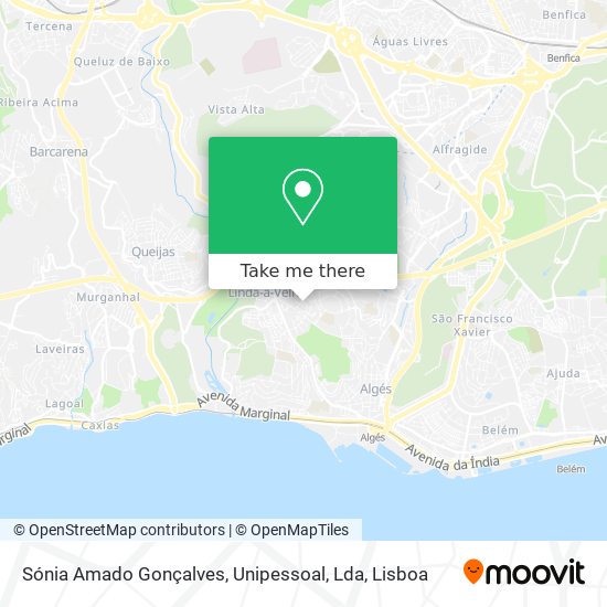 Sónia Amado Gonçalves, Unipessoal, Lda mapa