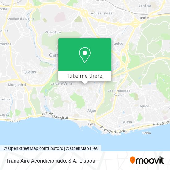 Trane Aire Acondicionado, S.A. map