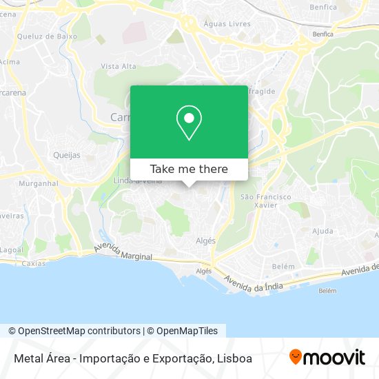 Metal Área - Importação e Exportação map