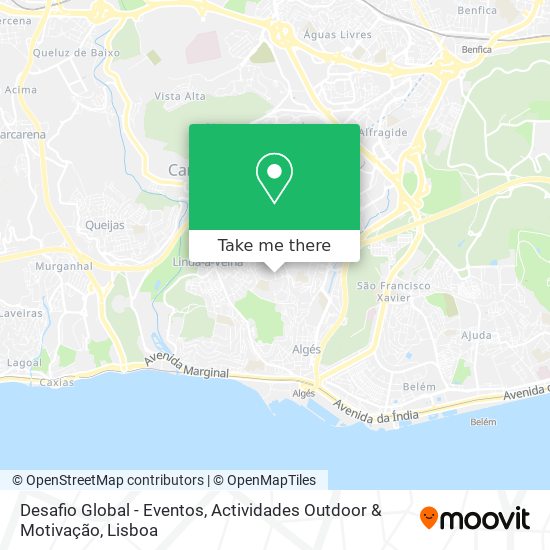 Desafio Global - Eventos, Actividades Outdoor & Motivação map