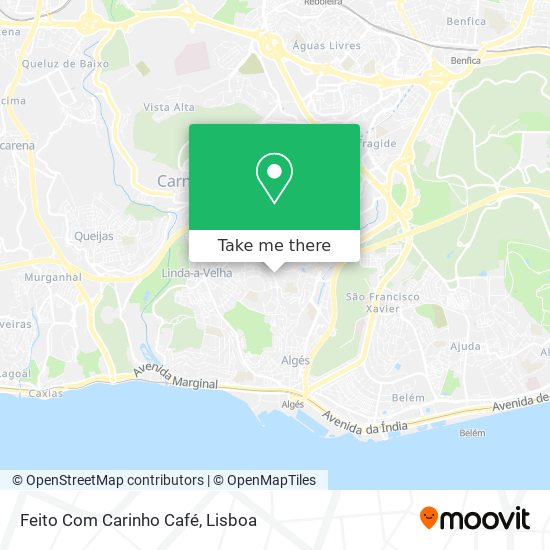 Feito Com Carinho Café map