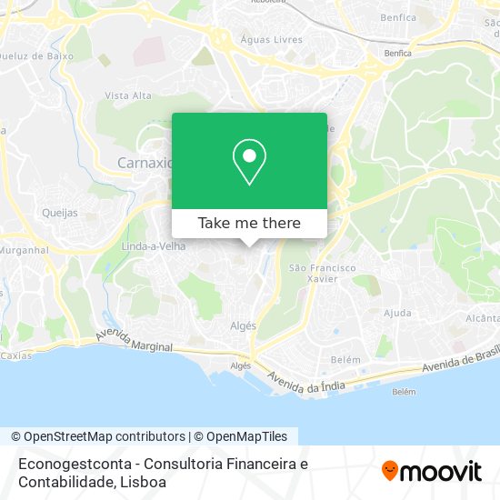 Econogestconta - Consultoria Financeira e Contabilidade map