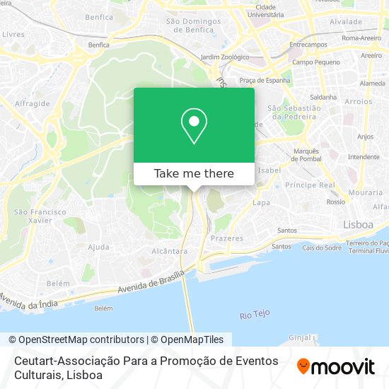 Ceutart-Associação Para a Promoção de Eventos Culturais map