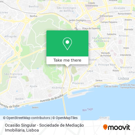 Ocasião Singular - Sociedade de Mediação Imobiliária map