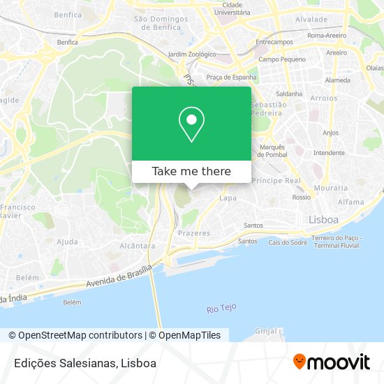 Edições Salesianas map