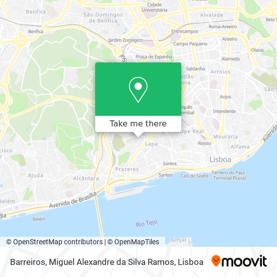 Barreiros, Miguel Alexandre da Silva Ramos mapa