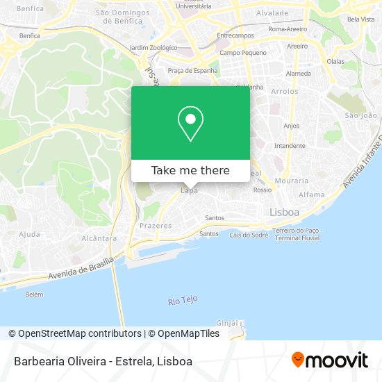 Barbearia Oliveira - Estrela map