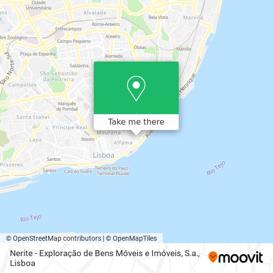 Nerite - Exploração de Bens Móveis e Imóveis, S.a. mapa