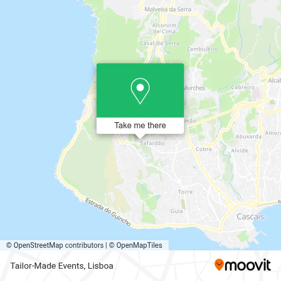Tailor-Made Events map