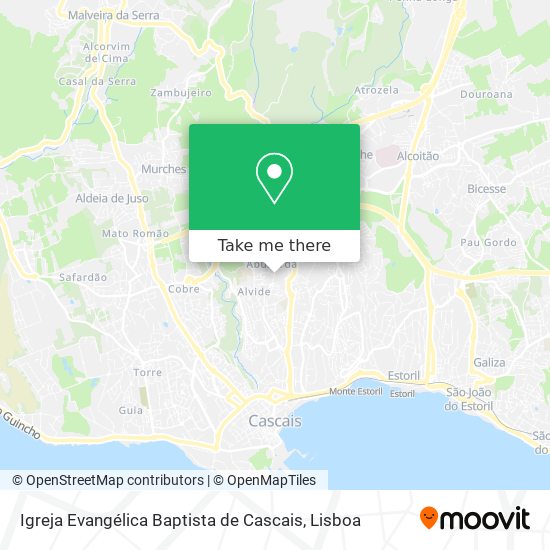 Igreja Evangélica Baptista de Cascais map