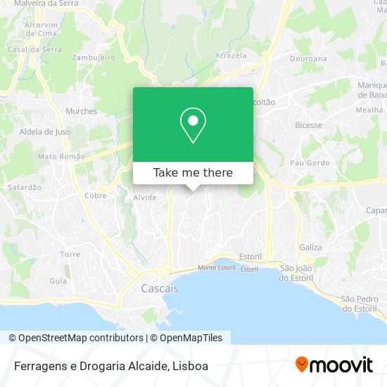 Ferragens e Drogaria Alcaide map