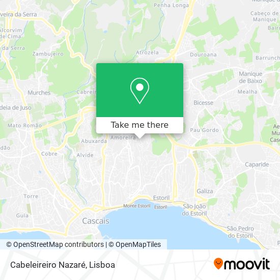 Cabeleireiro Nazaré map