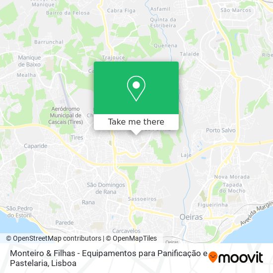Monteiro & Filhas - Equipamentos para Panificação e Pastelaria map