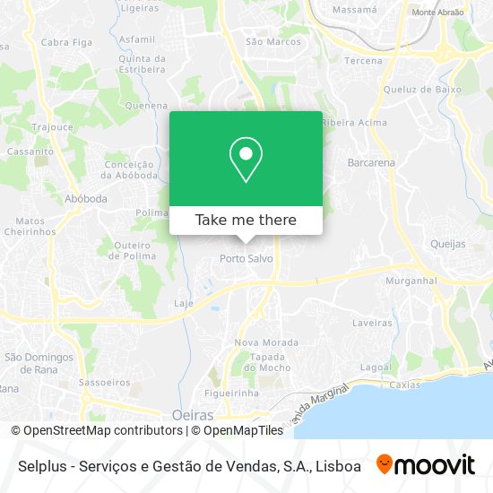 Selplus - Serviços e Gestão de Vendas, S.A. map