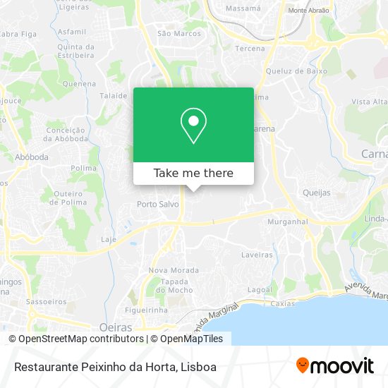 Restaurante Peixinho da Horta map