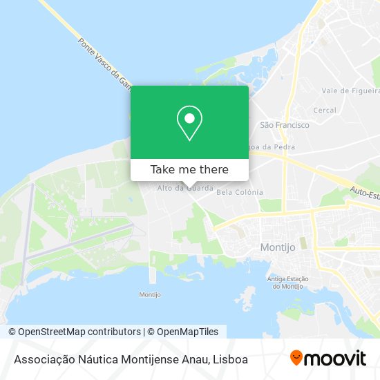 Associação Náutica Montijense Anau map