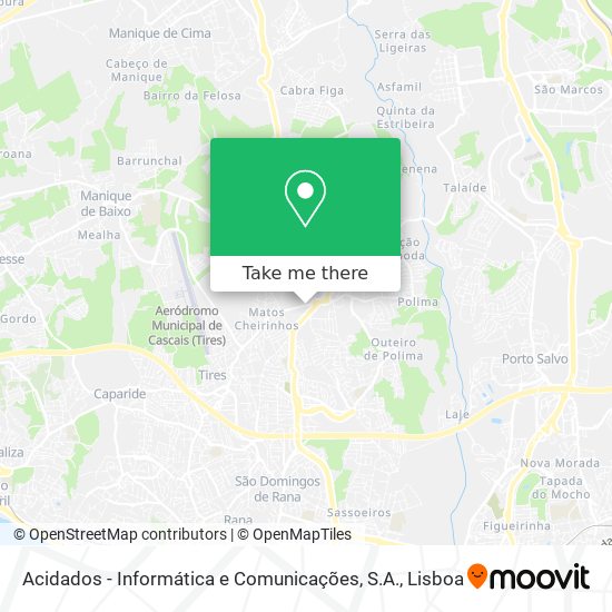 Acidados - Informática e Comunicações, S.A. map