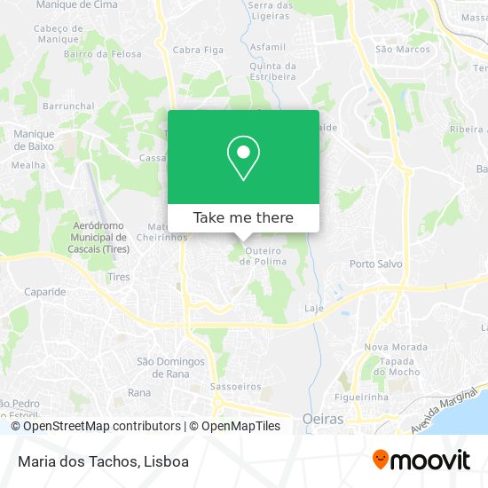 Maria dos Tachos mapa