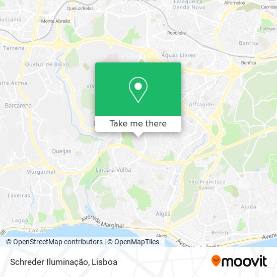 Schreder Iluminação mapa