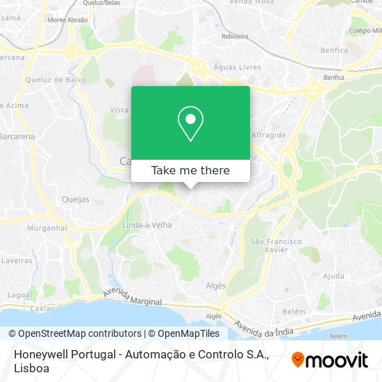 Honeywell Portugal - Automação e Controlo S.A. map