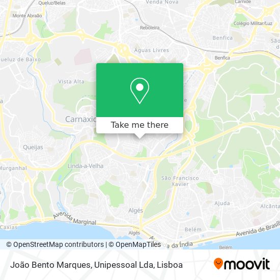 João Bento Marques, Unipessoal Lda map