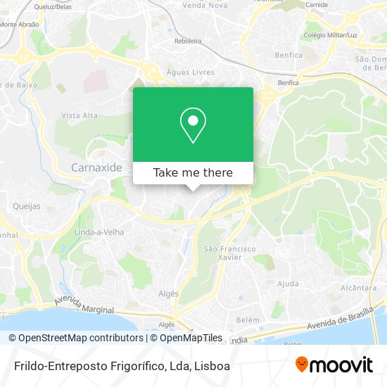 Frildo-Entreposto Frigorífico, Lda map