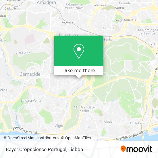 Bayer Cropscience Portugal mapa