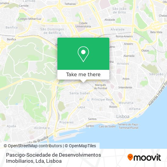 Pascigo-Sociedade de Desenvolvimentos Imobiliarios, Lda map