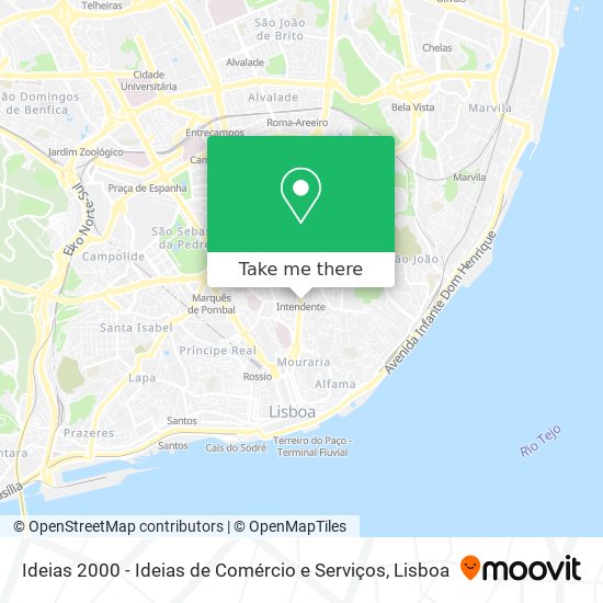 Ideias 2000 - Ideias de Comércio e Serviços map