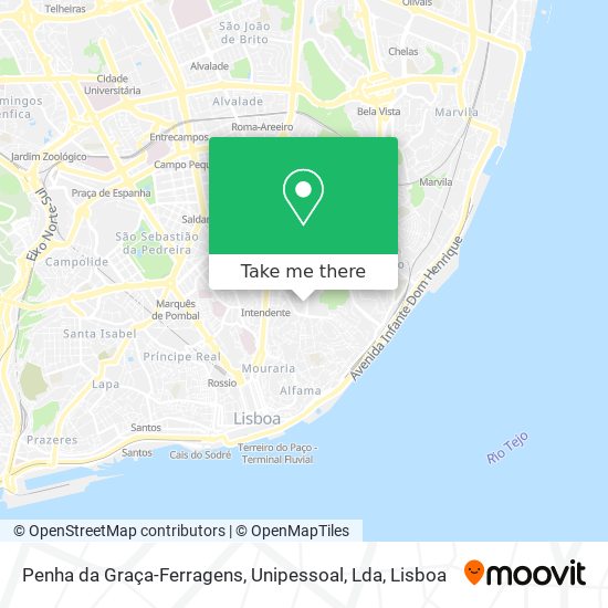 Penha da Graça-Ferragens, Unipessoal, Lda mapa