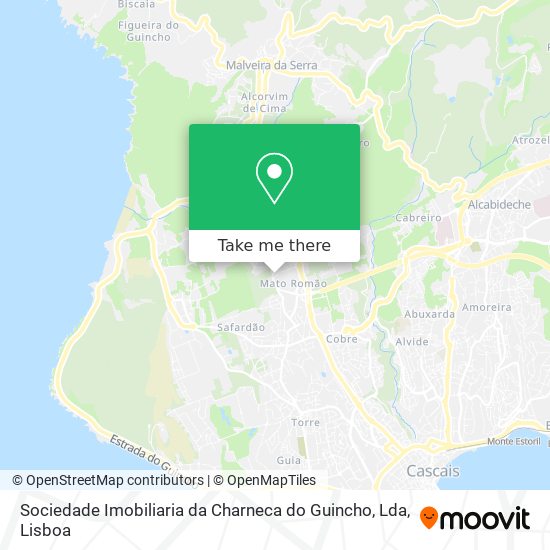 Sociedade Imobiliaria da Charneca do Guincho, Lda mapa