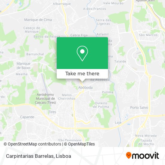 Carpintarias Barrelas mapa